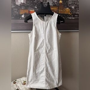 J. Crew Jean White Sleeveless Mini Dress